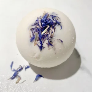 Bombe de bain aux bleuets – Apaisante, douceur et détente florale 100 g