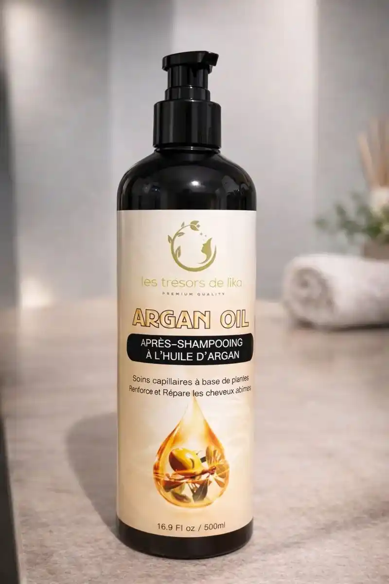 après-shampoing huile d’argan bio,après-shampoing nourrissant,démêlant cheveux secs,cheveux crépus argan,conditioner naturel argan,démêlage cheveux secs,Nutrition et démêlage cheveux secs