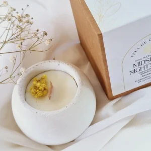 Bougie au soja orange douce et sauge – Relaxation, équilibre et bien-être 225 g