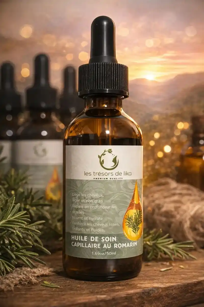 huile de romarin cheveux,huile capillaire romarin,pousse cheveux naturelle,chute cheveux,soin cuir chevelu,huile fortifiante cheveux,renforcer les cheveux,assainir le cuir chevelu,stimuler la pousse,pousse et fortification,pousse,fortification