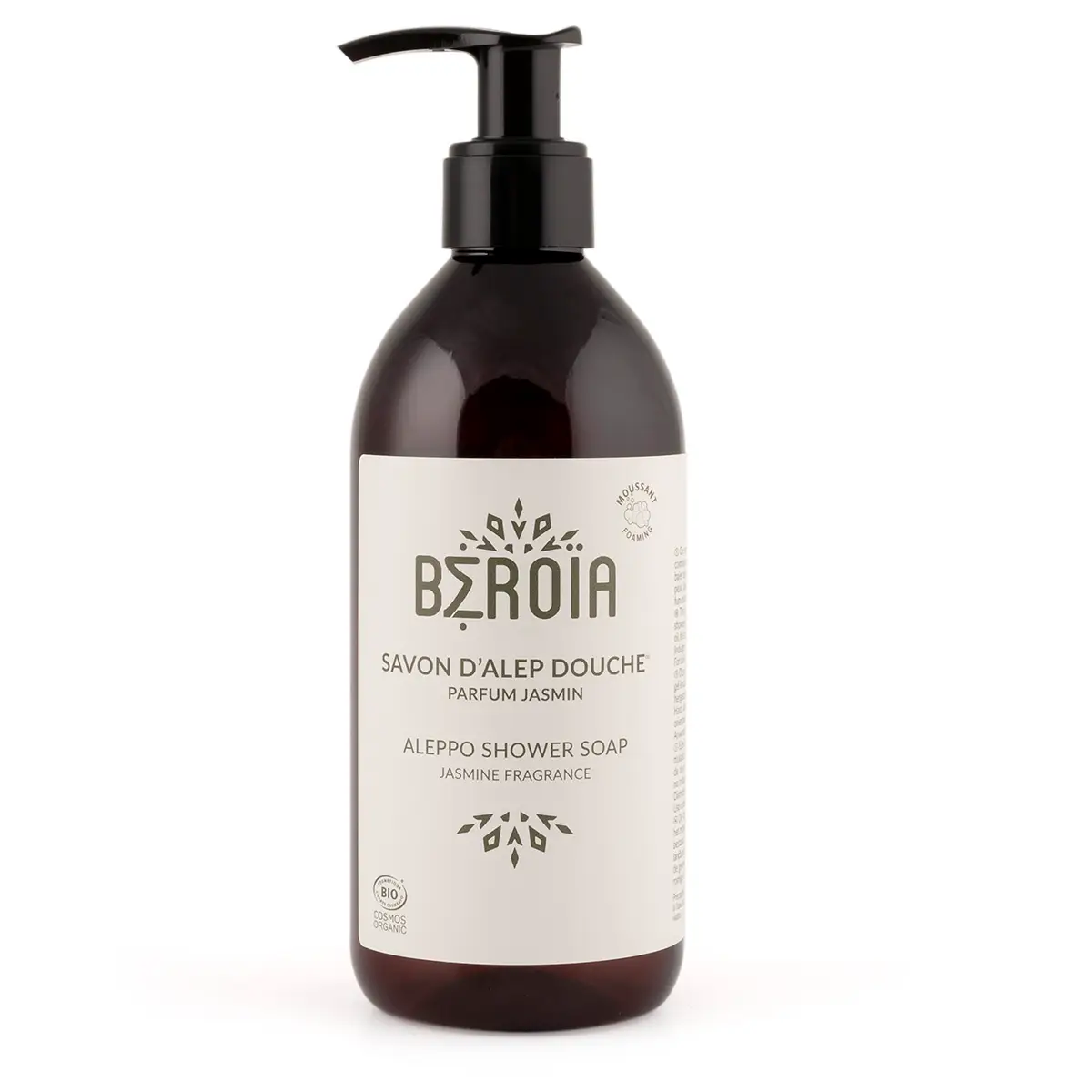 savon d’alep douche jasmin,savon d’alep liquide parfumé,gel douche jasmin naturel,savon peau sensible parfumé,savon d’alep corps,hygiène douce naturelle,parfumé au jasmin,parfumer délicatement au quotidien,Douceur et parfum floral,Douceur et bien-être peau sensible