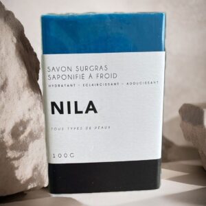 Savon Nila bleu – Unifiant, éclat et teint lumineux 100 g