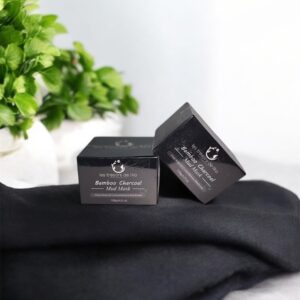 Masque de boue au charbon de bambou bio – Détox et purification intense (120 g)