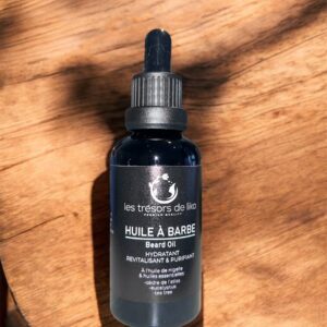 Huile à barbe bio – Hydratation, douceur et brillance naturelle 50 ml