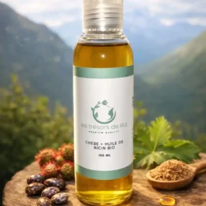 Huile de ricin au chébé 150ml - Pousse cheveux