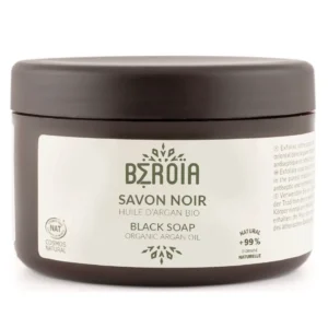Savon noir à l’huile d’argan bio – Exfoliation et nutrition intense 180 ml