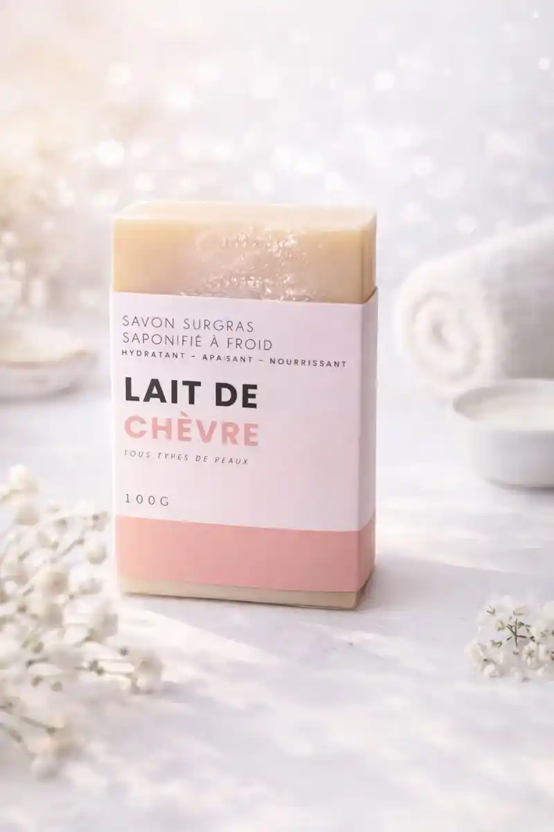 savon au lait de chèvre,savon naturel,savon peau sensible,savon acné,savon visage naturel,savon hydratant,savon peaux sèches,soin peau naturelle