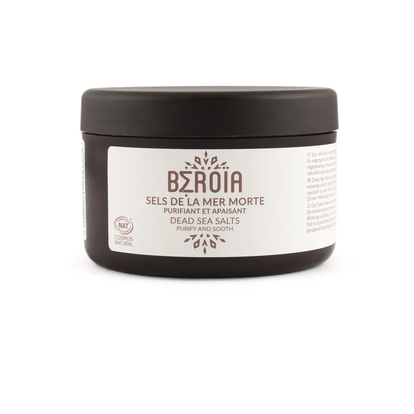 Apaisant et purifiant pour le corps,sel de la mer morte,sel bain apaisant,soin minéral peau,sel purifiant corps,gommage naturel corps,bain détente naturel,sel reminéralisant