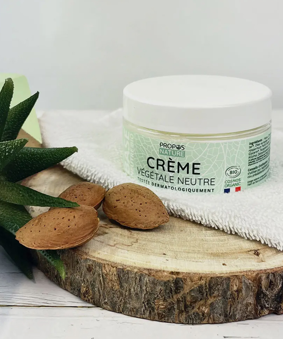 crème végétale bio neutre,base crème cosmétique,crème sans parfum peau sensible,crème hydratante naturelle,cosmétique maison bio,crème visage corps neutre,créer des soins personnalisés en cosmétique maison,Base neutre sans parfum 75 ml