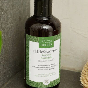 Huile Savonneuse BIO Verveine Citronnée – Nettoyage doux et fraîcheur tonique 250 ml