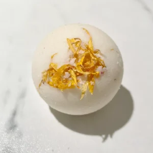 Bombe de bain au calendula – Apaisante, douceur et peau sensible 100 g