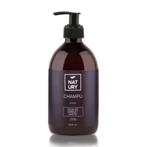 Shampooing naturel à l’eau de riz et karité bio – Force, nutrition et brillance 500 ml