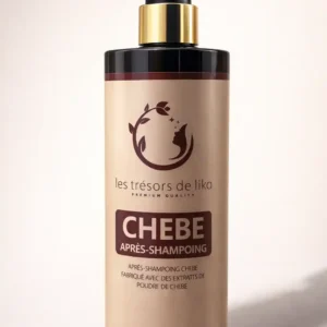 Après-shampoing au Chébé BIO – Hydratation, démêlage et rétention de longueur