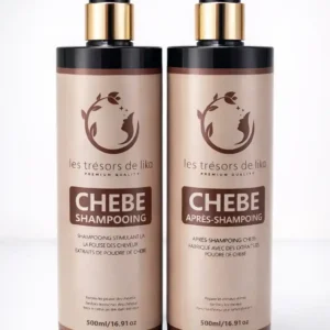 Duo Shampoing et Après-Shampoing au Chébé BIO – Pousse et hydratation