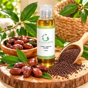 Huile de Jojoba au Chébé – Nutrition, force et rétention de longueur